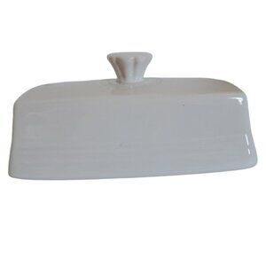 Fiestaware Fiesta Butter Dish Lid Cover Top Extra Large White